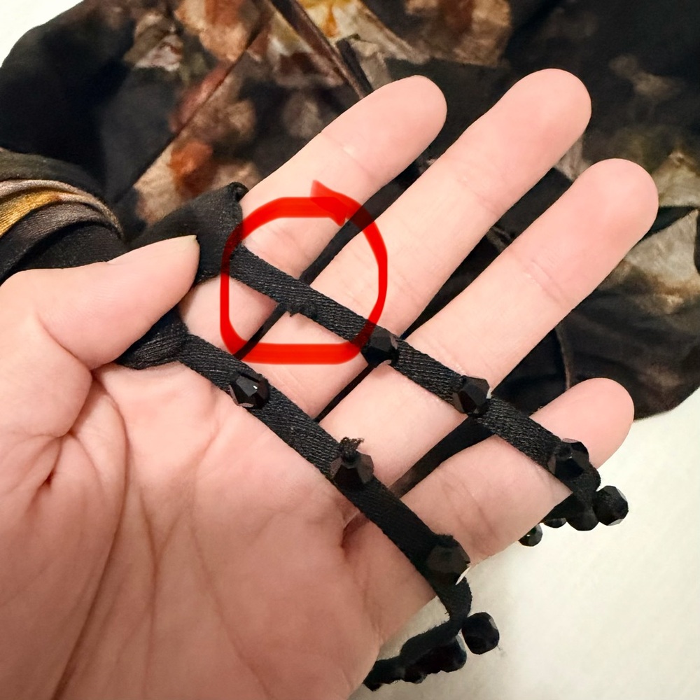 Zimmermann Black Floral Twist Front Midi Dress *see flaws - Picture 6 of 12